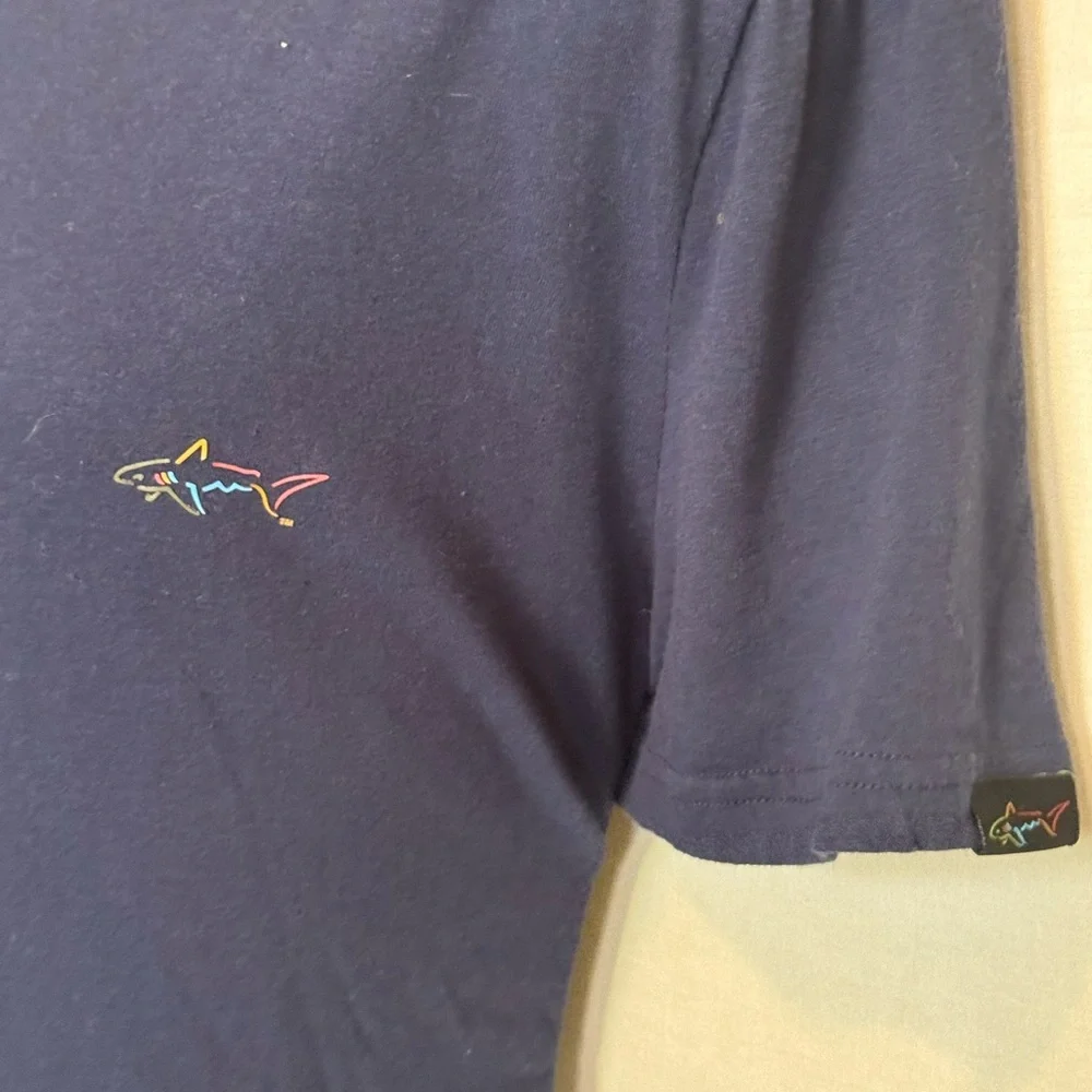 H-3 Men’s Greg‎ Norman Blue Pullover Short Sleeve Tee Shirt Size XL